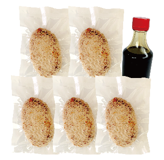【送料込み】[秋田]秋田比田や　比内地鶏ハンバーグセットの商品画像