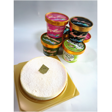 【送料込み】[秋田]花立牧場　花立チーズケーキ＆アイスクリームセットの商品画像
