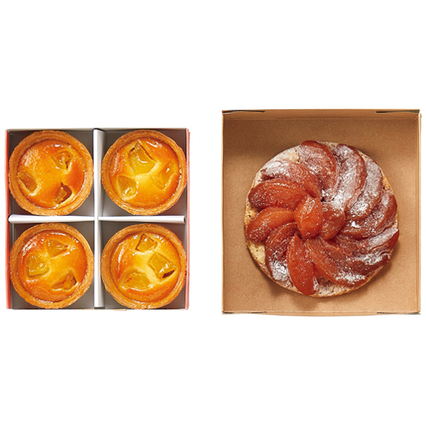 送料込 《母の日》【りんごとバター。】 タルトタタン&アップルバタータルト（ミニ）4個セットの商品画像 (2)