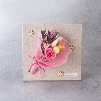 送料込 《web限定》《母の日》【welzo flower】 キャンバススタンド「ローズブーケ」の商品画像