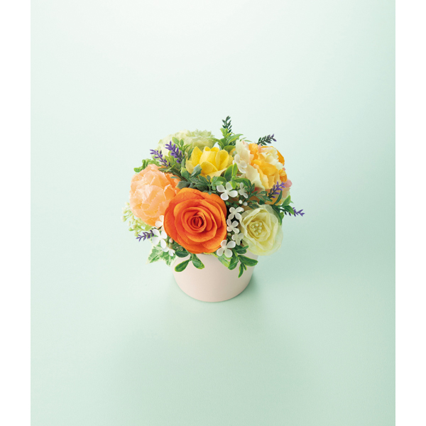 送料込 《web限定》《母の日》【Luna】 シルクと和紙で彩る花「めぐみ」の商品画像