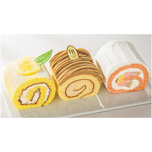 早得_送料込 【プランタンブランby花月堂】 夏のロールケーキ3種セットの商品画像