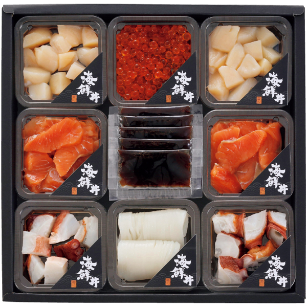 早得_送料込 【北海道海産】 北海道産 海鮮丼セットの商品画像 (2)