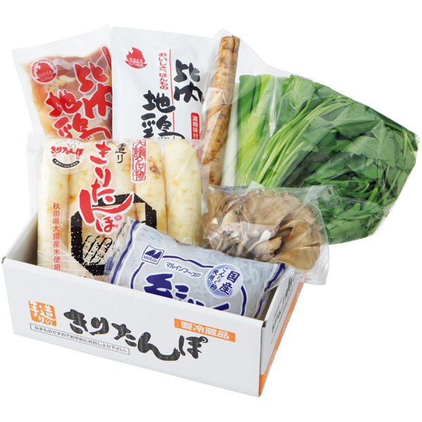 早得_送料込 【山王食品】 きりたんぽと比内地鶏鍋セット3人前の商品画像