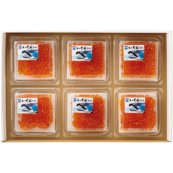 送料込 【カネサン佐藤水産】 いくらの醤油漬（個食）40g×6の商品画像 (3)