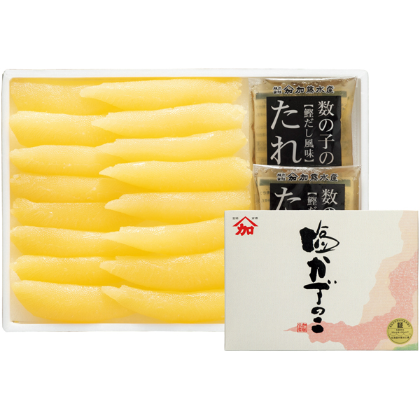 送料込 【北海道 北日本水産物】 ヤマカ塩数の子 うす皮むき（たれ付き）の商品画像