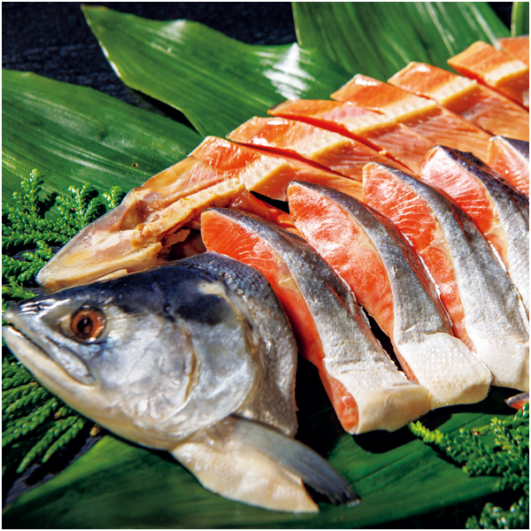 送料込 【北海道ぎょれん】 熟成塩紅鮭 三段仕込み製法（甘塩味）の商品画像 (2)