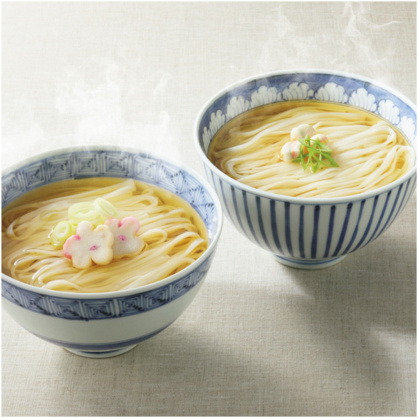 【京都錦小路 桝俉】 氷見うどん細麺・餅麺セットの商品画像 (2)