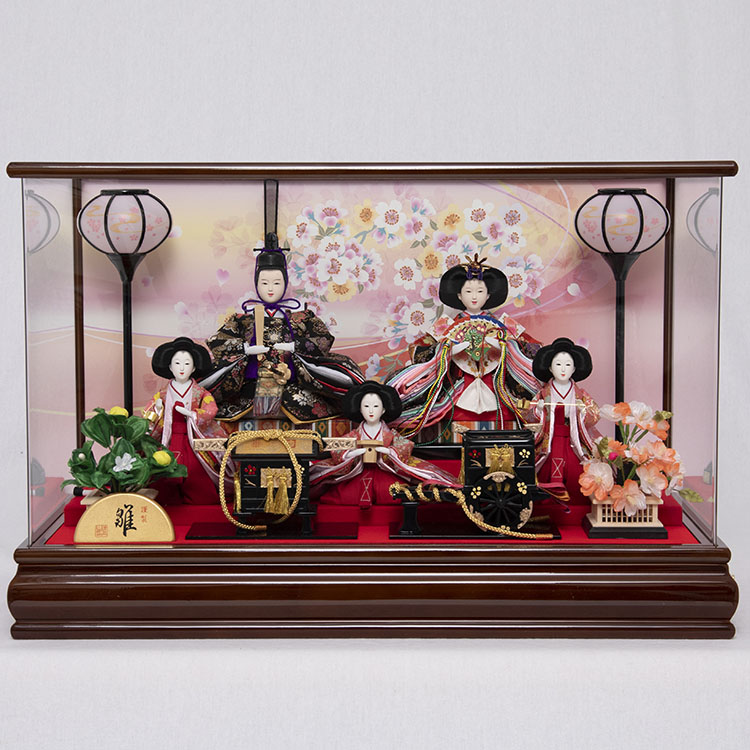 【福仙】●春香五人ケース飾りの商品画像