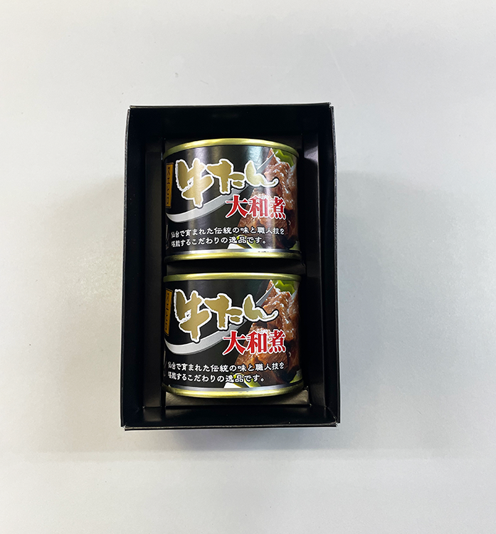 [宮城] スエヒロ 2p牛タン大和煮【箱入缶詰】の商品画像 (2)