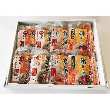 【送料込み】[秋田]京にしき　炊き込みご飯食べ比べ(4種8食セット)の商品画像
