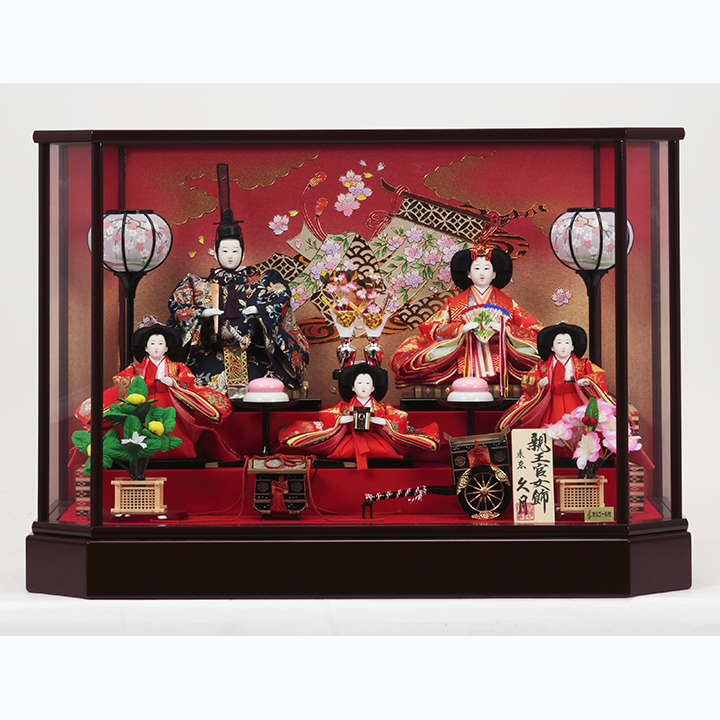 【久月】●五人ケース飾り１９２３１の商品画像