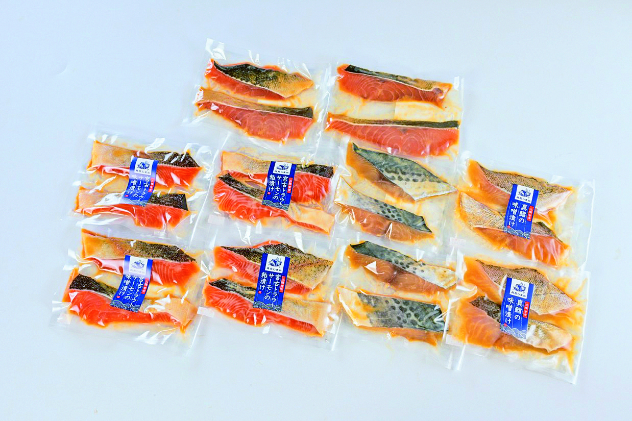 【送料込】[岩手]丸友しまか㈲魚屋の極上漬け魚セット　の商品画像 (2)