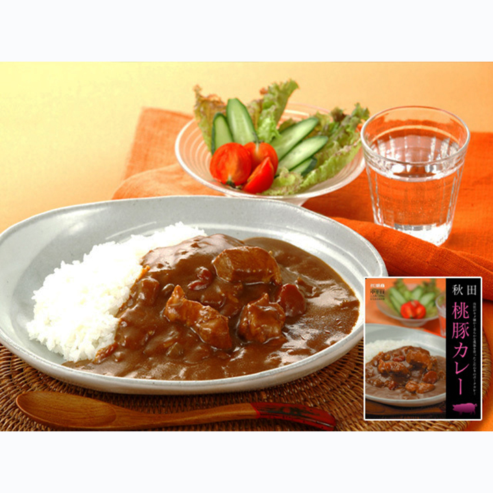 秋田 秋田味商 比内地鶏 桃豚カレーセット イオンスーパーセンター オンラインショップ